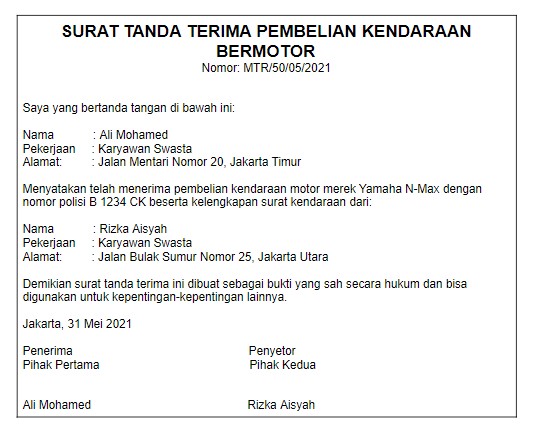 Detail Contoh Surat Refund Uang Nomer 46