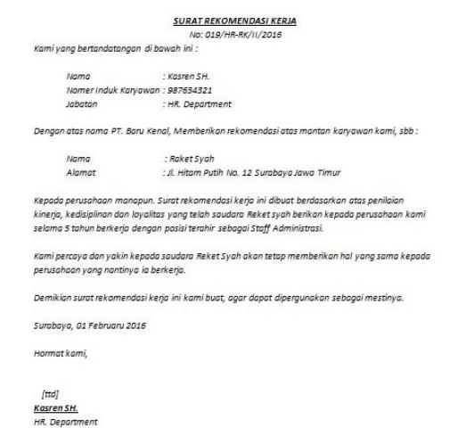 Detail Contoh Surat Rekomendasi Beasiswa Dari Dosen Nomer 48