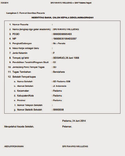 Detail Contoh Surat Rekomendasi Calon Kepala Sekolah Nomer 46