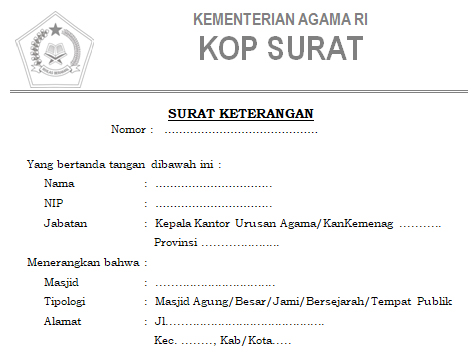 Detail Contoh Surat Rekomendasi Kemenag Nomer 26
