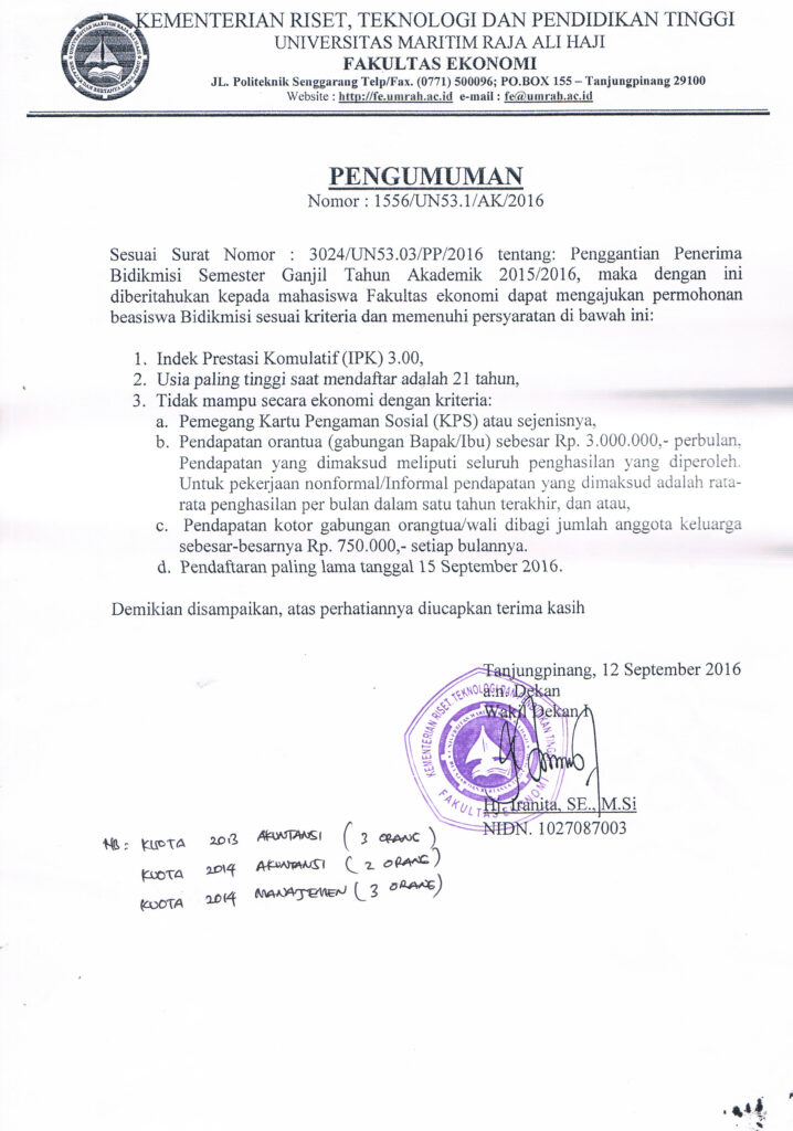 Detail Contoh Surat Rekomendasi Kemenag Nomer 42