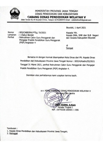 Detail Contoh Surat Rekomendasi Kepala Sekolah Untuk Guru Nomer 52