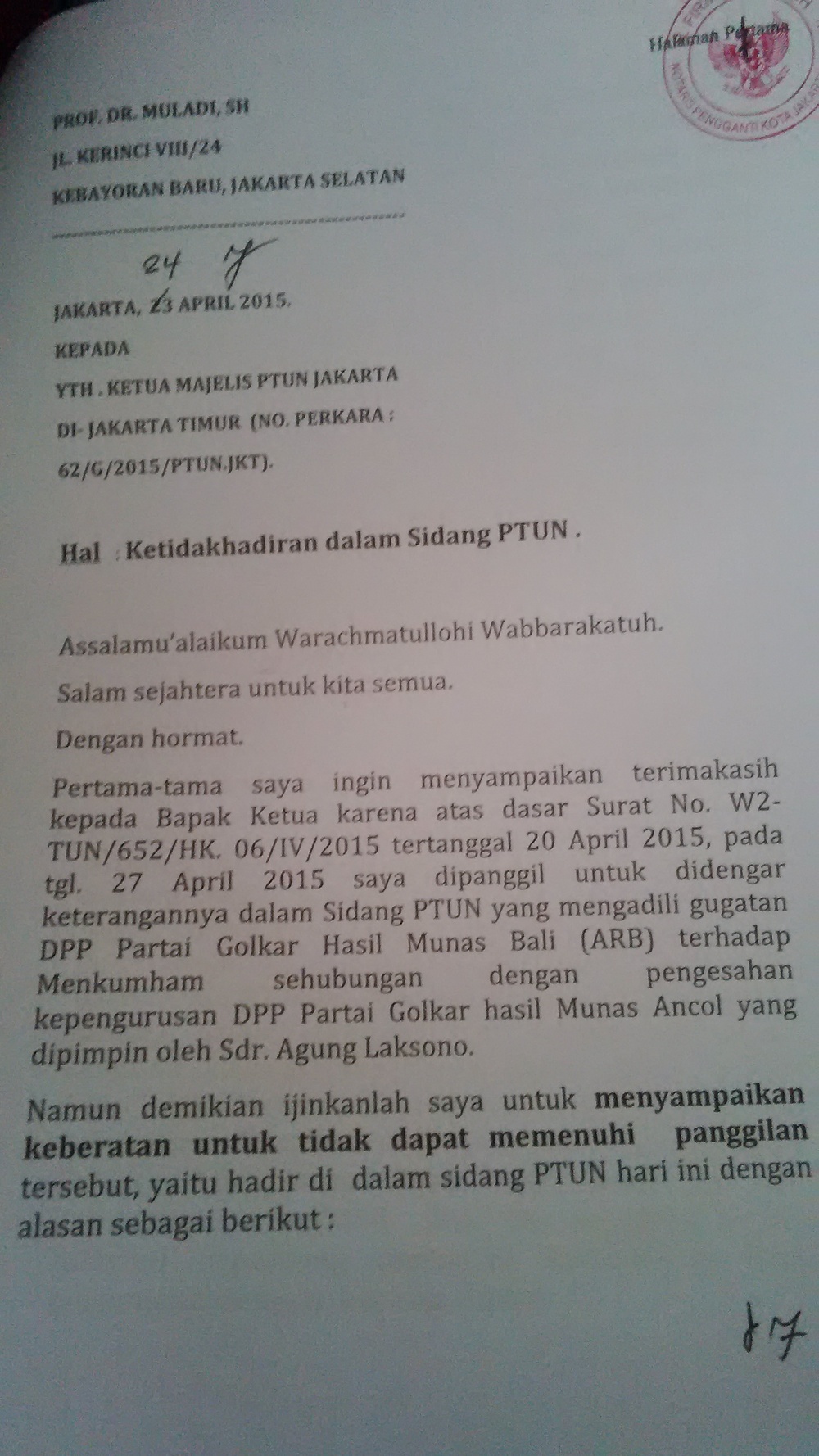 Detail Contoh Surat Rekomendasi Partai Politik Nomer 26