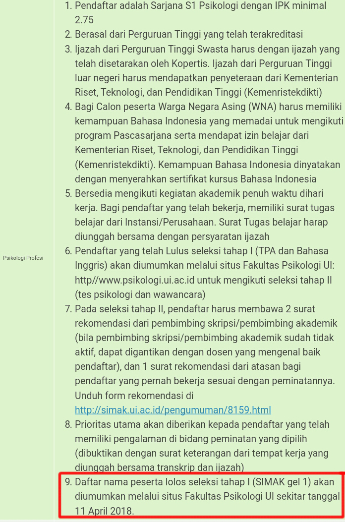 Detail Contoh Surat Rekomendasi S2 Ui Nomer 23