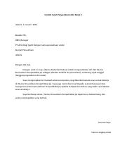 Detail Contoh Surat Resign Resmi Perusahaan Nomer 39