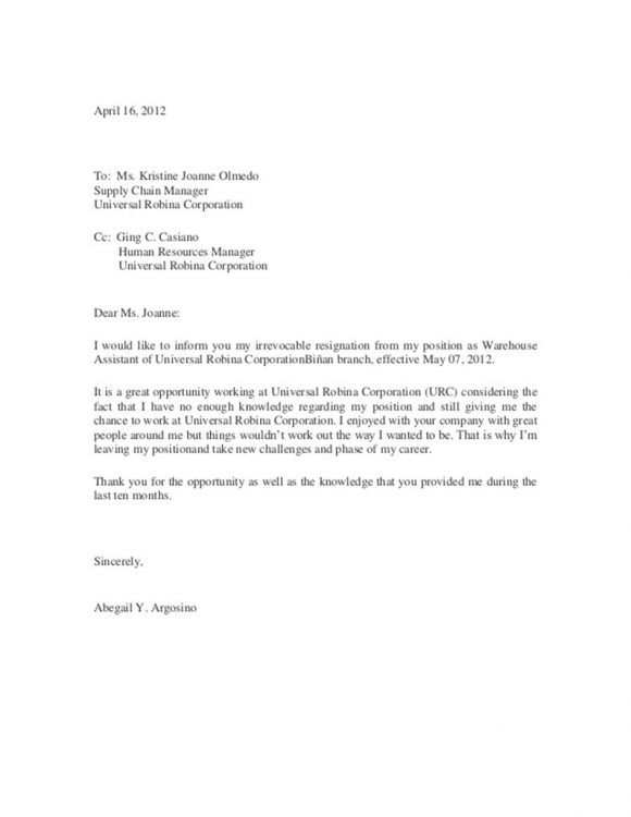 Detail Contoh Surat Resign Sekolah Nomer 53