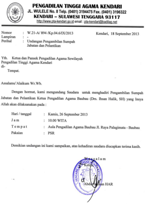 Detail Contoh Surat Resmi Bahasa Indonesia Nomer 29