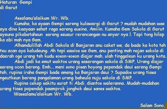 Detail Contoh Surat Resmi Basa Sunda Nomer 21