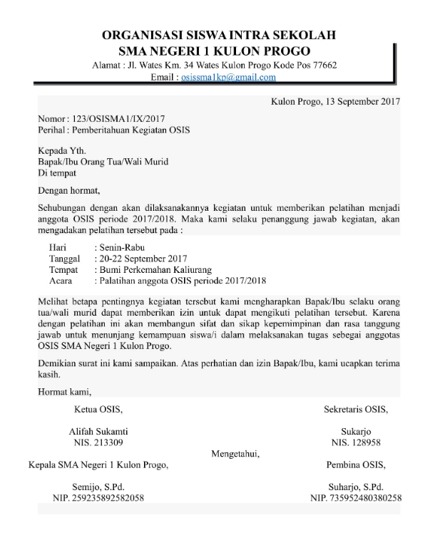 Detail Contoh Surat Resmi Dalam Bahasa Jawa Nomer 25