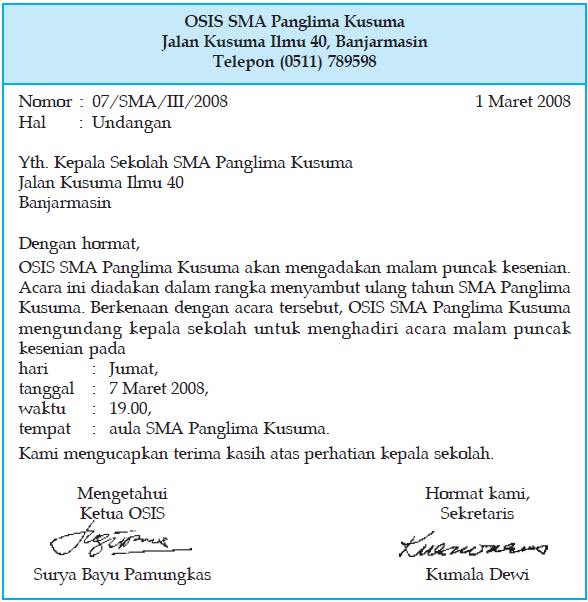 Detail Contoh Surat Resmi Dari Perusahaan Nomer 20