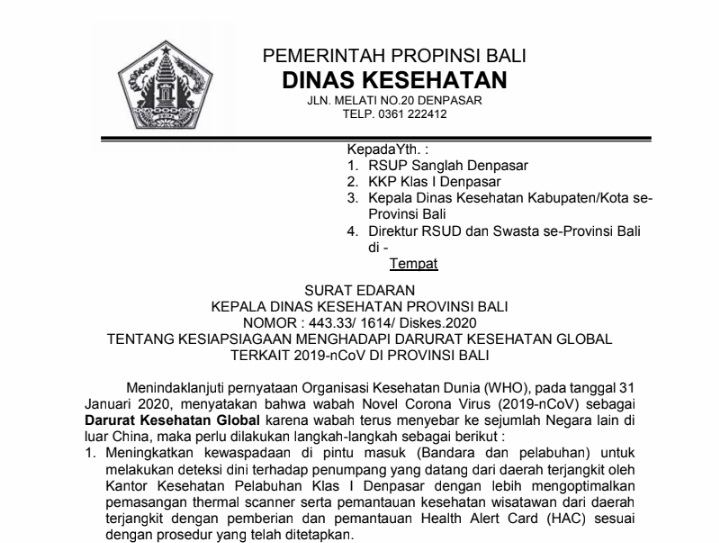 Detail Contoh Surat Resmi Dinas Kesehatan Nomer 27