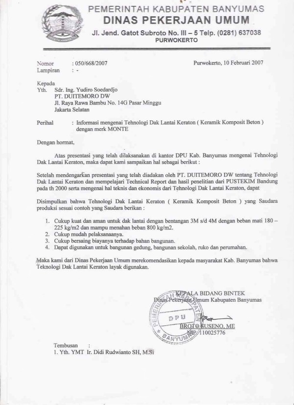 Download Contoh Surat Resmi Lembaga Nomer 12