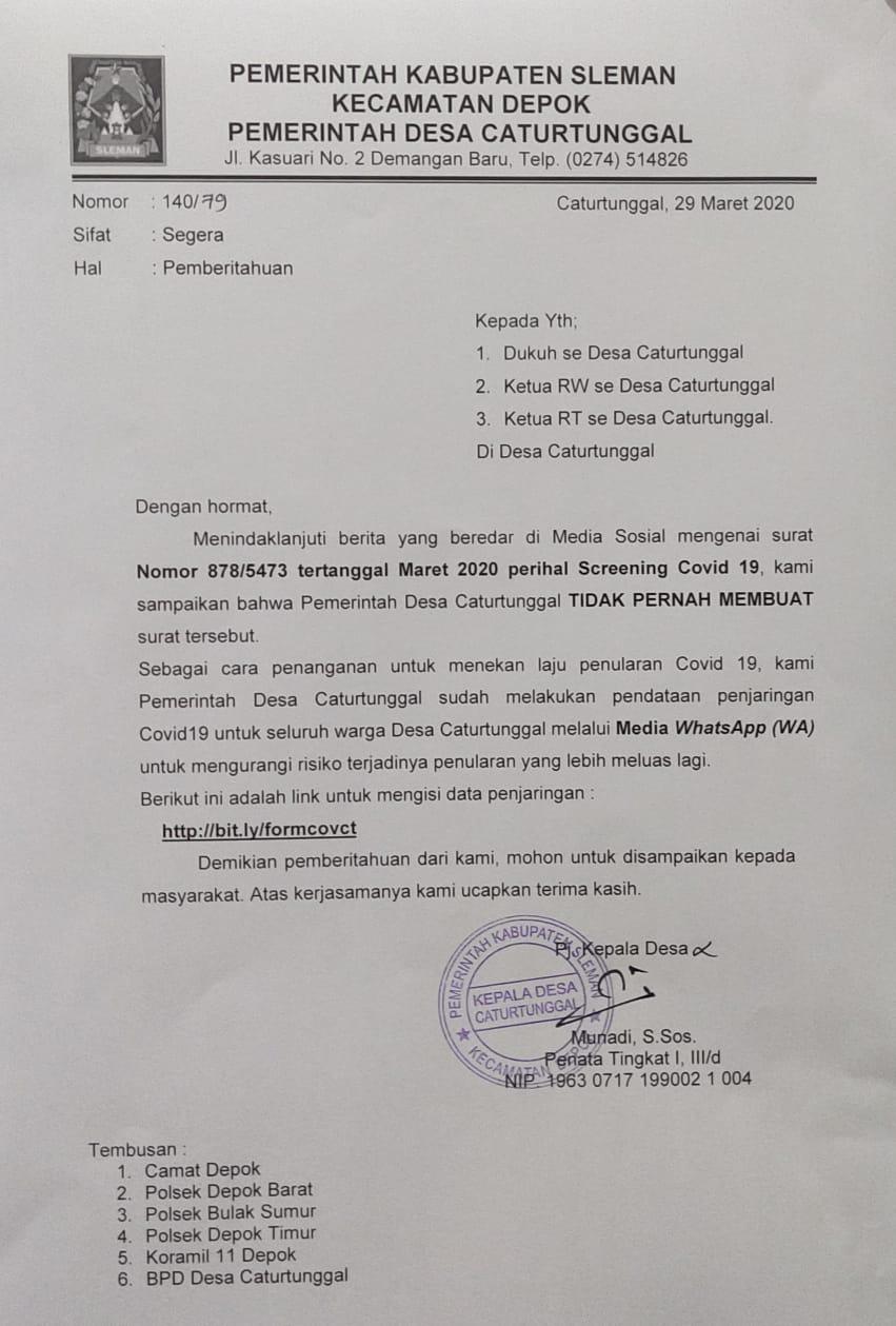 Detail Contoh Surat Resmi Pemberitahuan Nomer 31