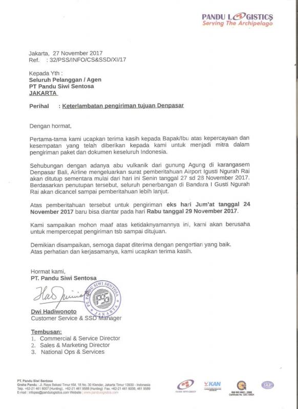 Contoh Surat Resmi Permohonan Maaf - KibrisPDR