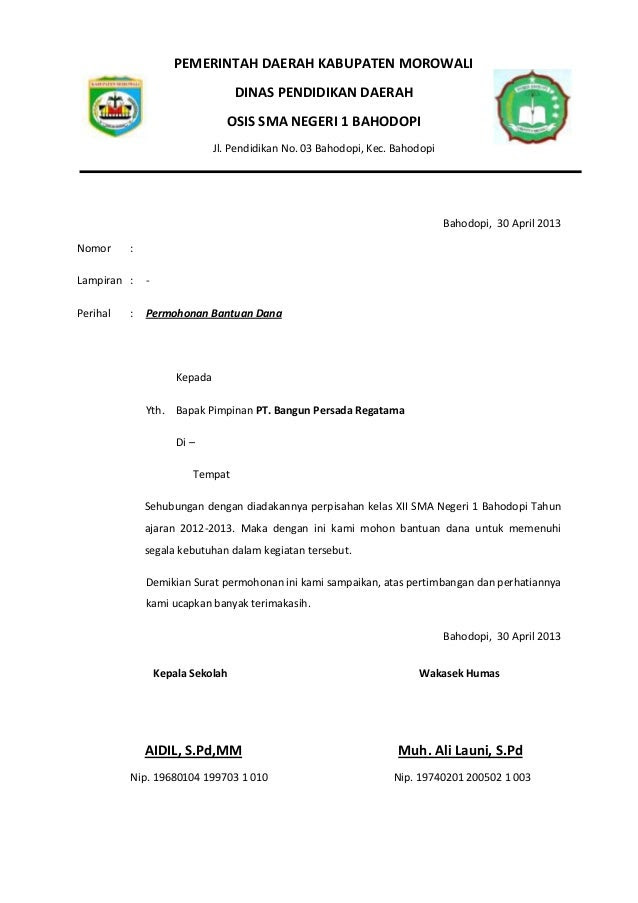 Contoh Surat Resmi Sekolah Sd - 56+ Koleksi Gambar