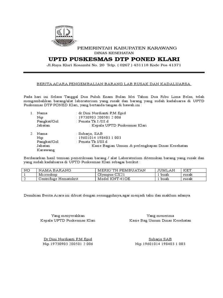 Detail Contoh Surat Retur Barang Koleksi Nomer 17 6123