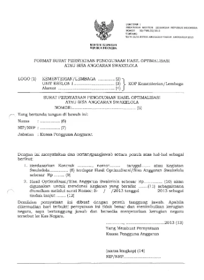 Detail Contoh Surat Revisi Pok Nomer 12