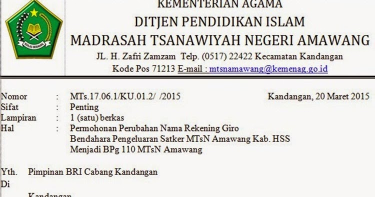 Detail Contoh Surat Revisi Pok Nomer 21