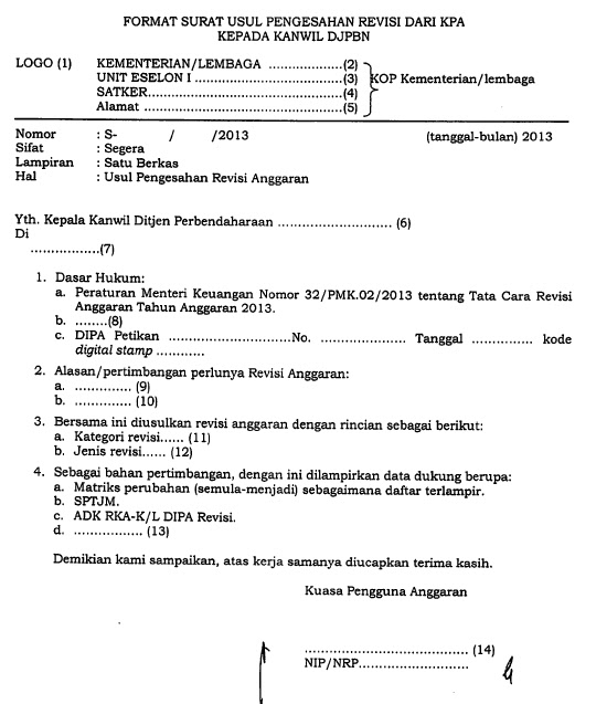 Detail Contoh Surat Revisi Pok Nomer 7