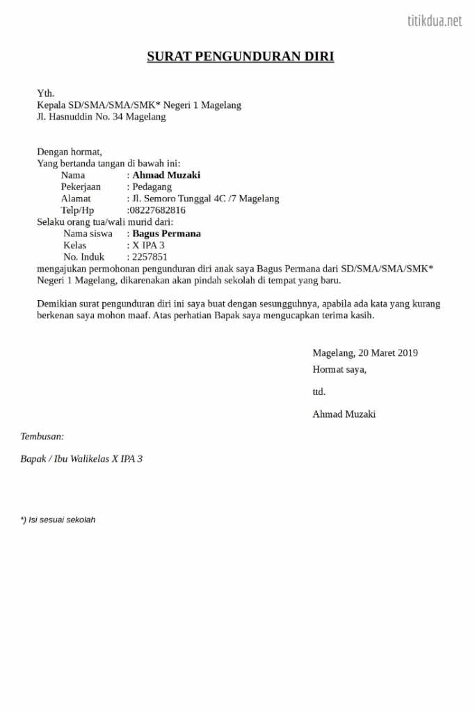 Detail Contoh Surat Risent Nomer 39