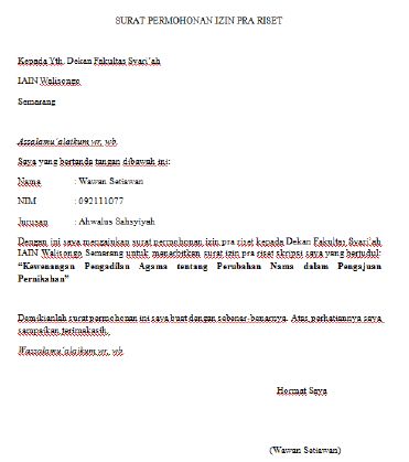 Detail Contoh Surat Riset Nomer 27