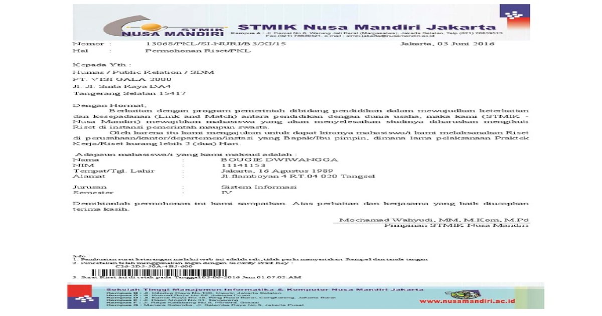 Detail Contoh Surat Riset Nomer 30