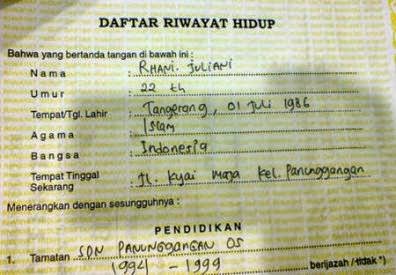 Detail Contoh Surat Riwayat Hidup Nomer 34