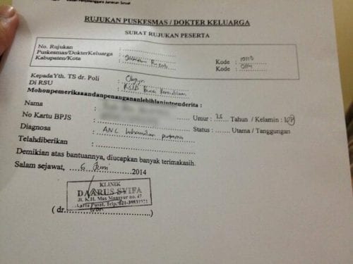 Detail Contoh Surat Rujukan Bpjs Online Nomer 28