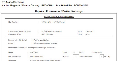 Detail Contoh Surat Rujukan Dari Puskesmas Ke Rumah Sakit Nomer 21