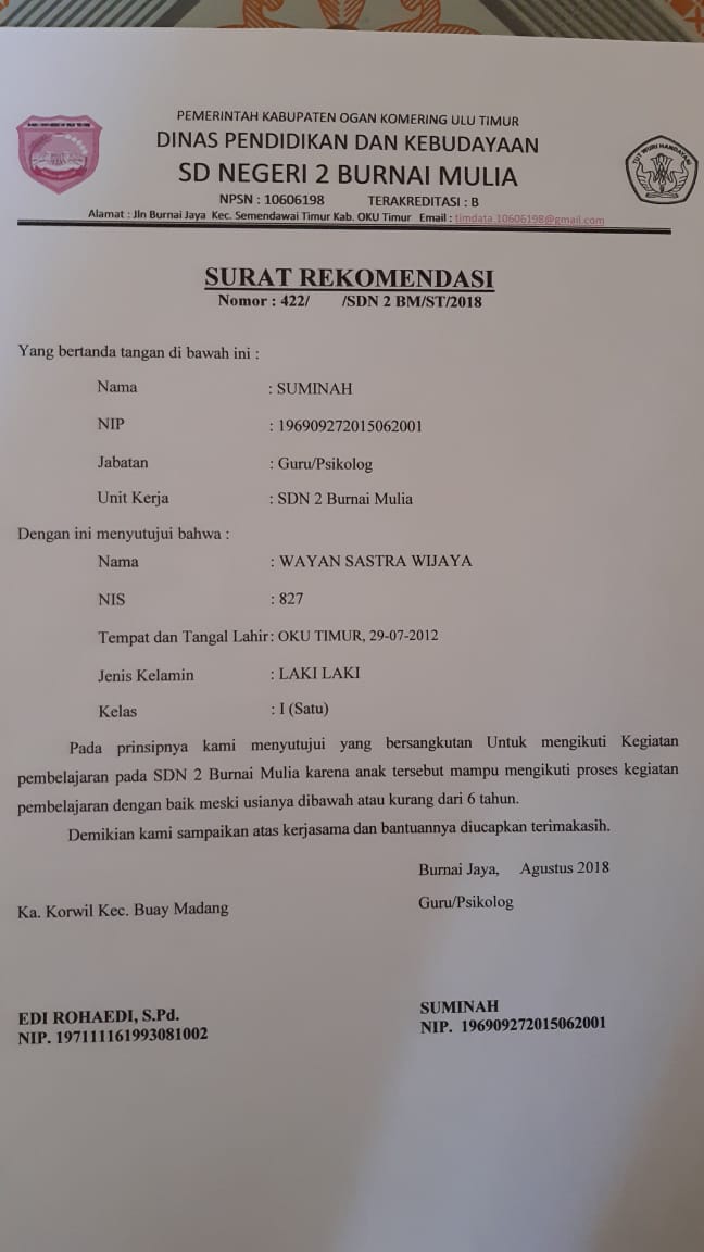 Detail Contoh Surat Rujukan Ke Psikolog Nomer 10