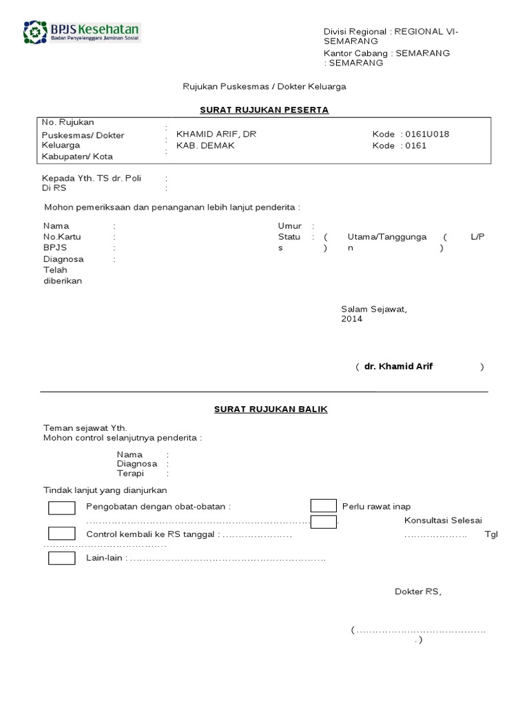 Detail Contoh Surat Rumah Sakit Nomer 46