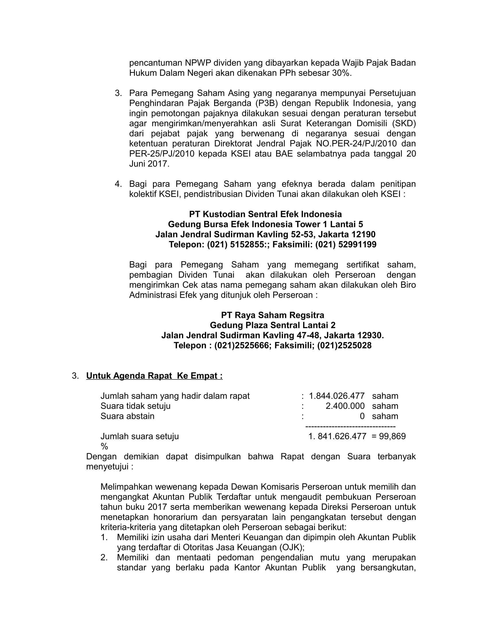 Contoh Surat Rups Pembagian Dividen - 32+ Koleksi Gambar 