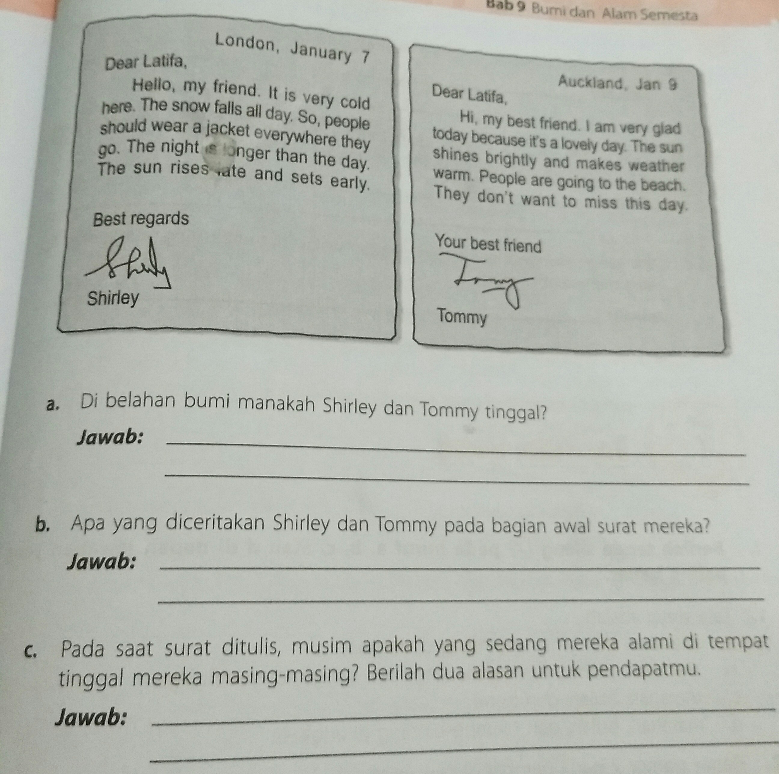 Detail Contoh Surat Sahabat Pena Dalam Bahasa Inggris Nomer 25