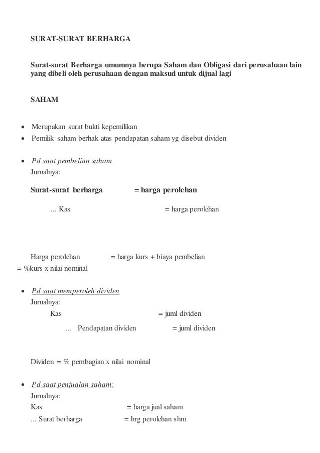 Detail Contoh Surat Saham Nomer 40