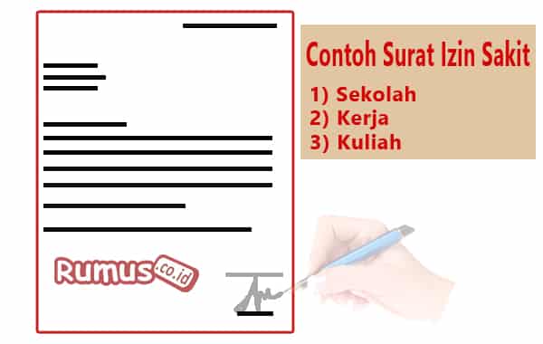 Detail Contoh Surat Sakit Yang Benar Nomer 37