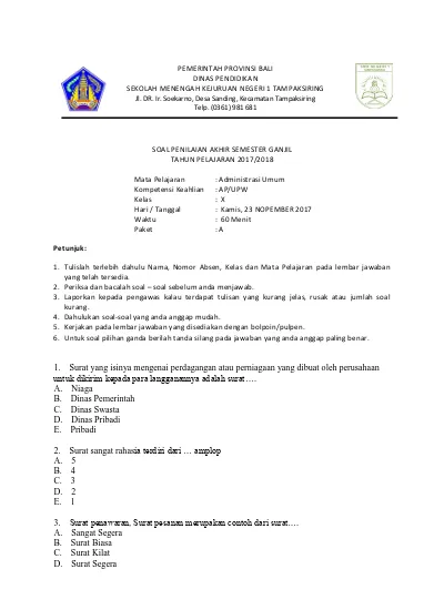Detail Contoh Surat Segera Nomer 5