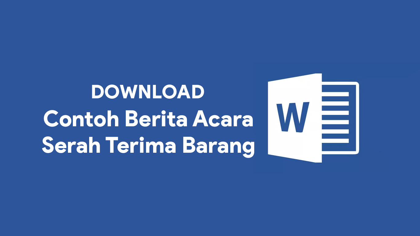 Detail Contoh Surat Serah Terima Barang Inventaris Kantor Nomer 33