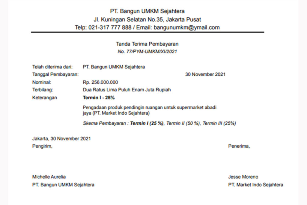 Detail Contoh Surat Serah Terima Invoice Nomer 33