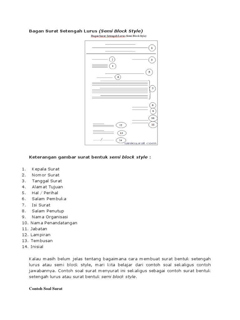 Detail Contoh Surat Setengah Lurus Nomer 11