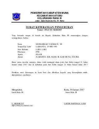 Detail Contoh Surat Silsilah Keluarga Nomer 16