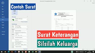 Detail Contoh Surat Silsilah Keluarga Nomer 38