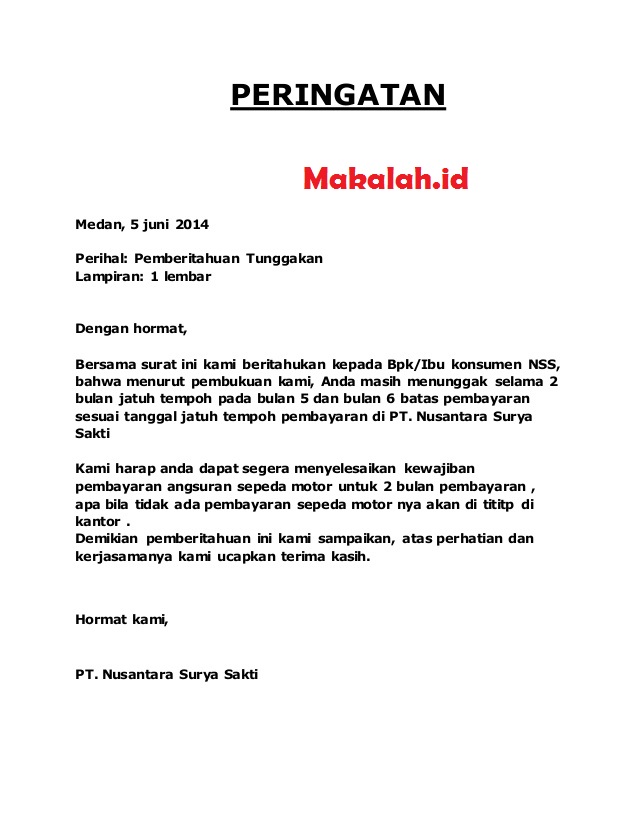 Detail Contoh Surat Sp Karyawan Nomer 42