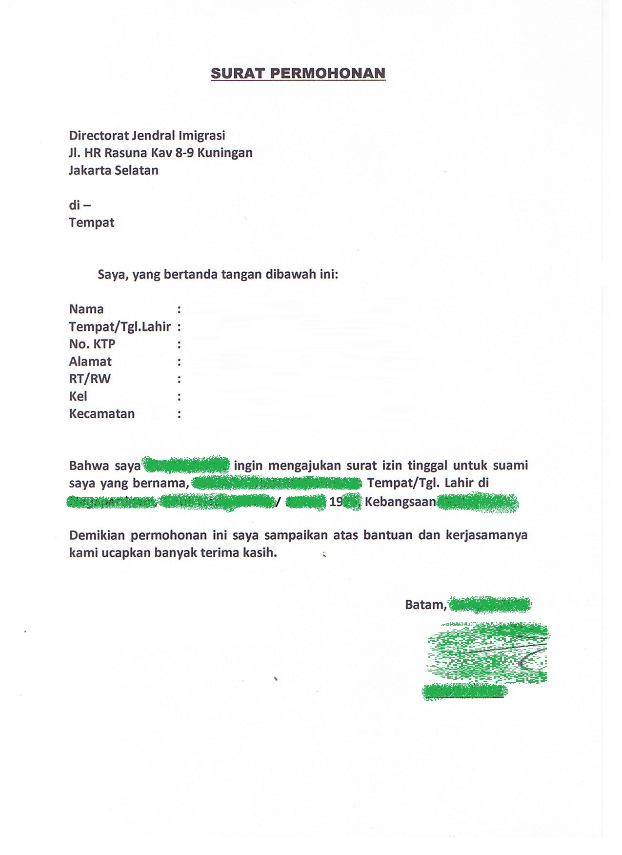 Detail Contoh Surat Sponsor Pengajuan Visa Nomer 37