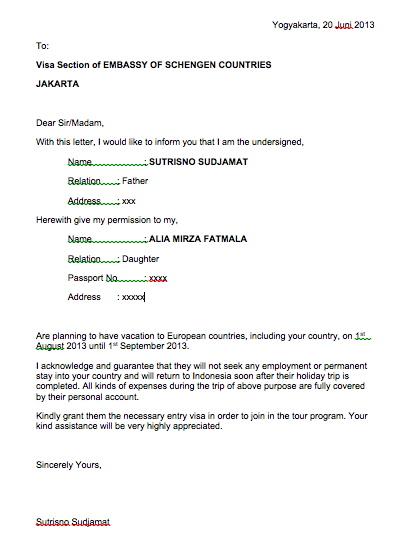 Detail Contoh Surat Sponsor Visa Canada Nomer 27