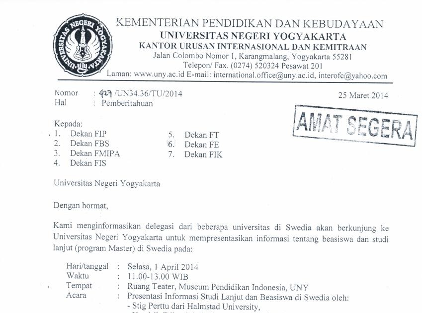 Detail Contoh Surat Studi Banding Kampus Nomer 24