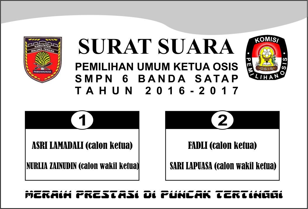 Detail Contoh Surat Suara Pemilihan Osis Nomer 27