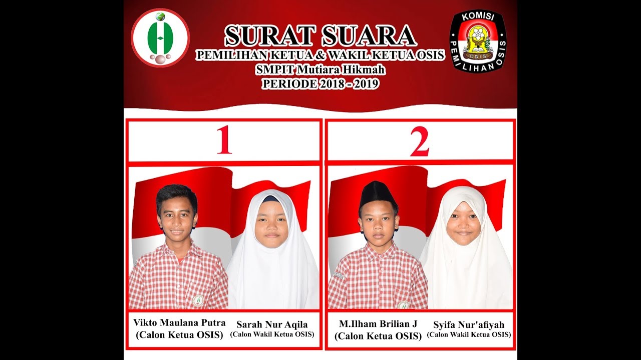 Detail Contoh Surat Suara Pemilihan Osis Nomer 9