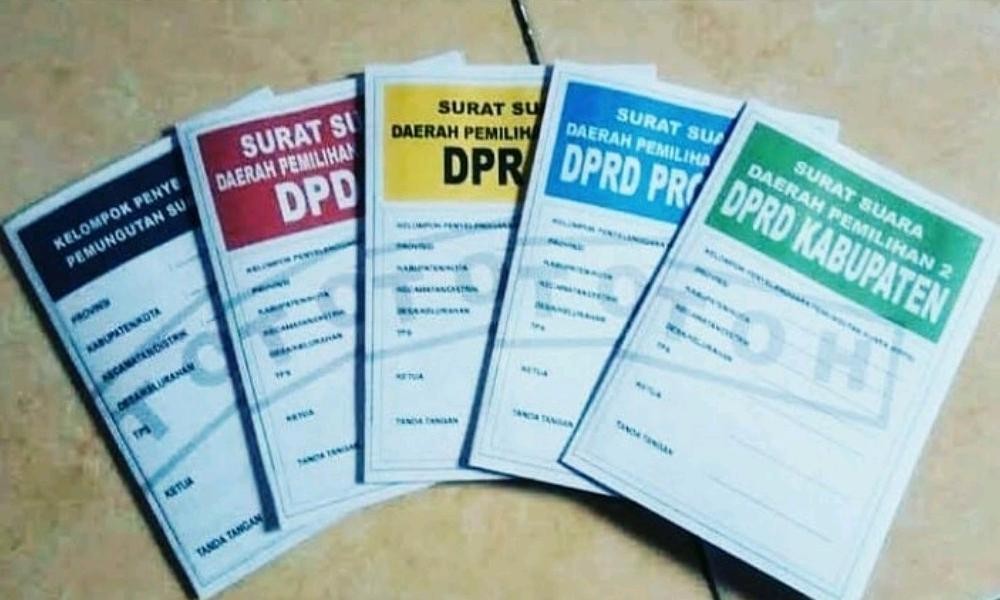 Detail Contoh Surat Suara Pemilu 2019 Dprd Kabupaten Nomer 10