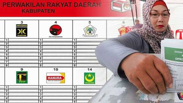 Detail Contoh Surat Suara Pemilu 2019 Dprd Kabupaten Nomer 30