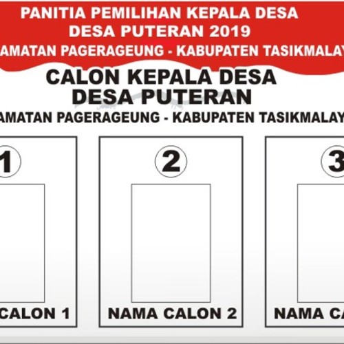 Detail Contoh Surat Suara Pilkades 2019 Nomer 2